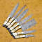 Handmade Damascus Steel 7pcs Professional Chef Knife Set With Leather Bag Kitchen Culinary Knives 1