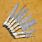Handmade Damascus Steel 7pcs Professional Chef Knife Set With Leather Bag Kitchen Culinary Knives 1