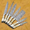 Handmade Damascus Steel 7pcs Professional Chef Knife Set With Leather Bag Kitchen Culinary Knives 3