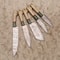 Custom Handmade Damascus Steel Chef Knife Set With Wood Handle Professional Kitchen Knives 2