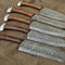 Authentic Forged Damascus Steel Chef Knife Collection With Wooden Handles 1