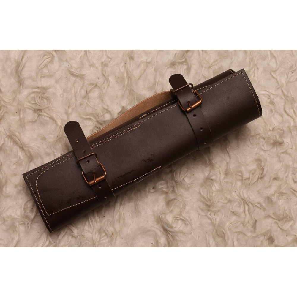 Authentic Handmade Damascus Steel Chef Set Wooden Handle Cutlery 3