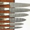 Premium Damascus Steel 6pcs Chef Knife Collection With Leather Carry Bag 1