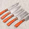 5 Pcs Custom Handmade Damascus Steel Chef Knife Set Wood Handle Professional Kitchen Knives 3