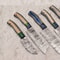 Custom Handmade Damascus Steel Chef Knife Set Wood Handle Professional Kitchen Knives 2