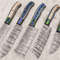 Custom Handmade Damascus Steel Chef Knife Set Wood Handle Professional Kitchen Knives 0