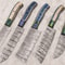 Custom Handmade Damascus Steel Chef Knife Set Wood Handle Professional Kitchen Knives 0