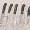 Custom Handmade Damascus Steel Chef Knives Set Premium Wood Handles 1