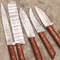 Custom Handmade 5 Pcs Damascus Steel Knife Set Durable Chef Knives 3