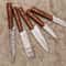 Authentic Handmade Damascus Steel Chef Knives 5 Pc Professional Set 0