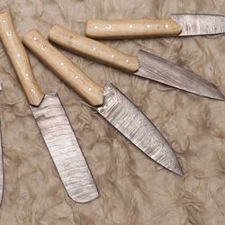heritage edition handmade damascus knife set | 5 pc chef collection