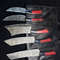Hand Forged Damascus Steel Kitchen Knife Set Professional 5 Piece 1