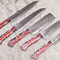 ForgeCraft Damascus Chef Knife Set 5 Pc Hand Forged Kitchen Knives 0