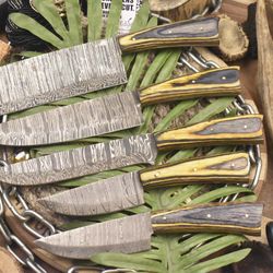 masterseries handmade damascus steel chef knives | professional 9–13 inch set