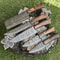 Signature Edition HandForged Damascus Chef Knives 913 Inch Pakawood Handles 0