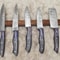 Professional Damascus Steel Chef Knife Set 913 Inch HandForged Twist Pattern Blades 3