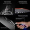 Kitchen Knife Set Damascus Style Stainless Steel Chef Knives 10Piece Laser Pattern Cleaver Profes