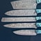 Custom Damascus Steel Hunting Kitchen Knives Handmade 913 Chef Knife Set 3