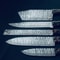 Custom Made Damascus Steel Chef Knife Set 913 Handmade Forged Knives With BoneWood Handles 3