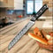 6PCS Professional Damascus Steel Chef Knife Set VG10 Core Kitchen Knives With G10 Handle 2
