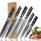 6PCS Professional Damascus Steel Chef Knife Set VG10 Core Kitchen Knives With G10 Handle 0