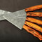 Custom Forged Damascus Steel Kitchen Knives Set Of 5 Razor Sharp Blades 3