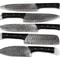 Handmade Damascus Steel Chef Knife Set With Wood Handle 5Pc Forged Kitchen Collection 1