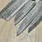 Forged Damascus Steel Chef Knives Set Handmade Kitchen Cutlery With Wood Handles 1