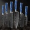 Professional Damascus Steel 6PCS Chef Knife Set VG10 Core Kitchen Knives With G10 Handle 0