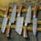 Custom Hand Forged Damascus Chef Knives Set Of 5 With Leather Cover Kitchen Cutlery 0