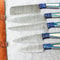 Luxury Damascus Steel 5Pc Chef Knife Collection Handmade Knives With Leather Cover 2