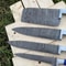 Handmade Damascus Steel Chef Knife Kitchen Set American Flag Handle Custom Forged Knives 2