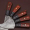 Handmade Damascus Chef Knife Set Of 5 Forged Kitchen Knives With Leather Sheath 3