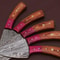 Forged Damascus Steel Kitchen Knife Set Professional 5 Piece Chef Set 3