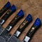 Damascus Steel Chef Knife Collection 5 Pc Handmade Kitchen Set 2