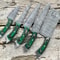 Damascus Steel Chef Knife Bundle 5 Pc Professional Handmade Set 0