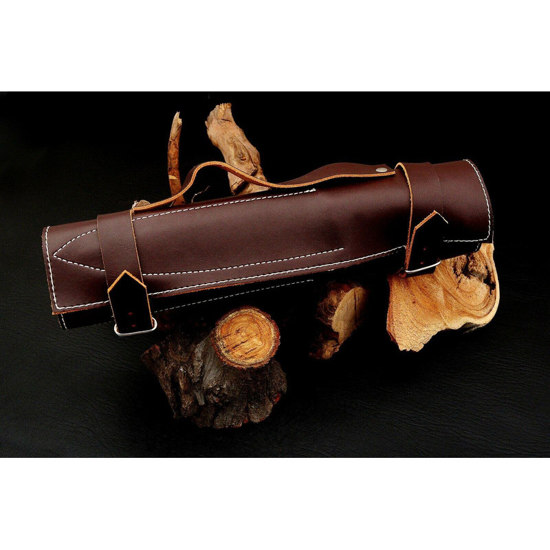 Custom Handmade Damascus Steel Kitchen Chef Knife Set 5 Pc Hand Forged Knives With Wood Handle 4