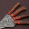 Artisan Handmade Damascus Steel 4Pc Kitchen Knife Collection 3