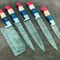 Luxury Handmade Damascus Steel Chef Knife Set With Wooden Handles 1