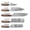 Damascus Steel Forged Kitchen Knives 5 Pc Handmade Chef Set 3