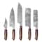 Damascus Steel Forged Kitchen Knives 5 Pc Handmade Chef Set 0