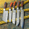 Custom Handmade Damascus Steel Chef Knives 5 Pc Cutlery Set 0