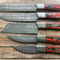 Handcrafted Damascus Steel Kitchen Knives 5 Pc Professional Set 3