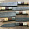 Hand Forged Damascus Steel Chef Knife Set 5 Piece Kitchen BBQ Knives With Leather Sheath 1