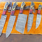 Custom Hand Forged Damascus Kitchen Knives 5 Pc Professional Chef Set 0