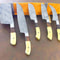 Artisan Damascus Steel Chef Knife Set 5 Pc Handmade Kitchen Knives 2