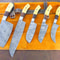 Artisan Damascus Steel Chef Knife Set 5 Pc Handmade Kitchen Knives 0