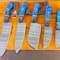 Handcrafted Damascus Steel 5 Piece Chef Knife Set With Leather Sheath 0