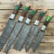 Professional Handmade Damascus Kitchen Knives Chef Set Of 5 0