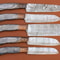 Forged Damascus Steel Kitchen Knife Set Handmade Chef Collection 2